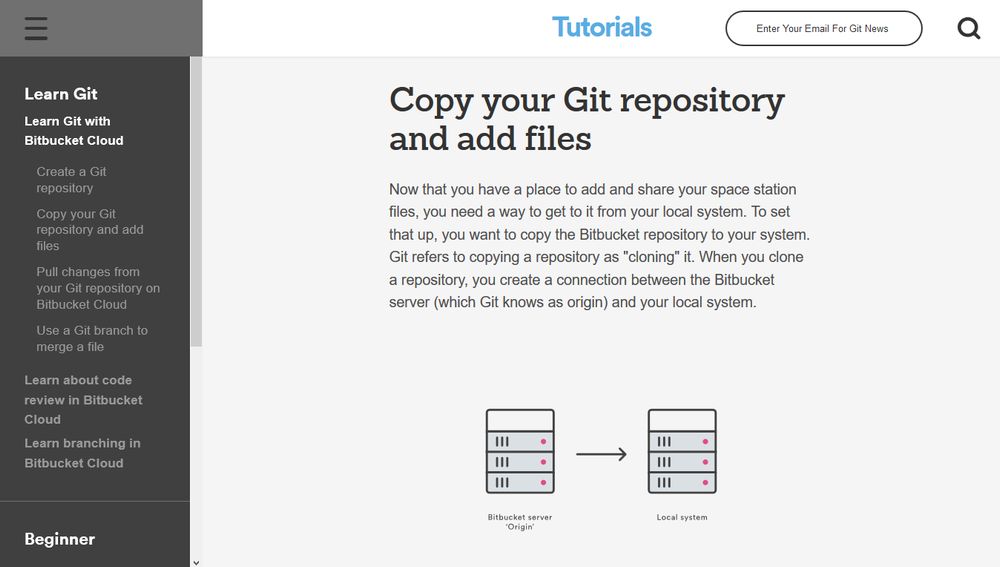 Atlassian Git Docs - Documentation Accessibility